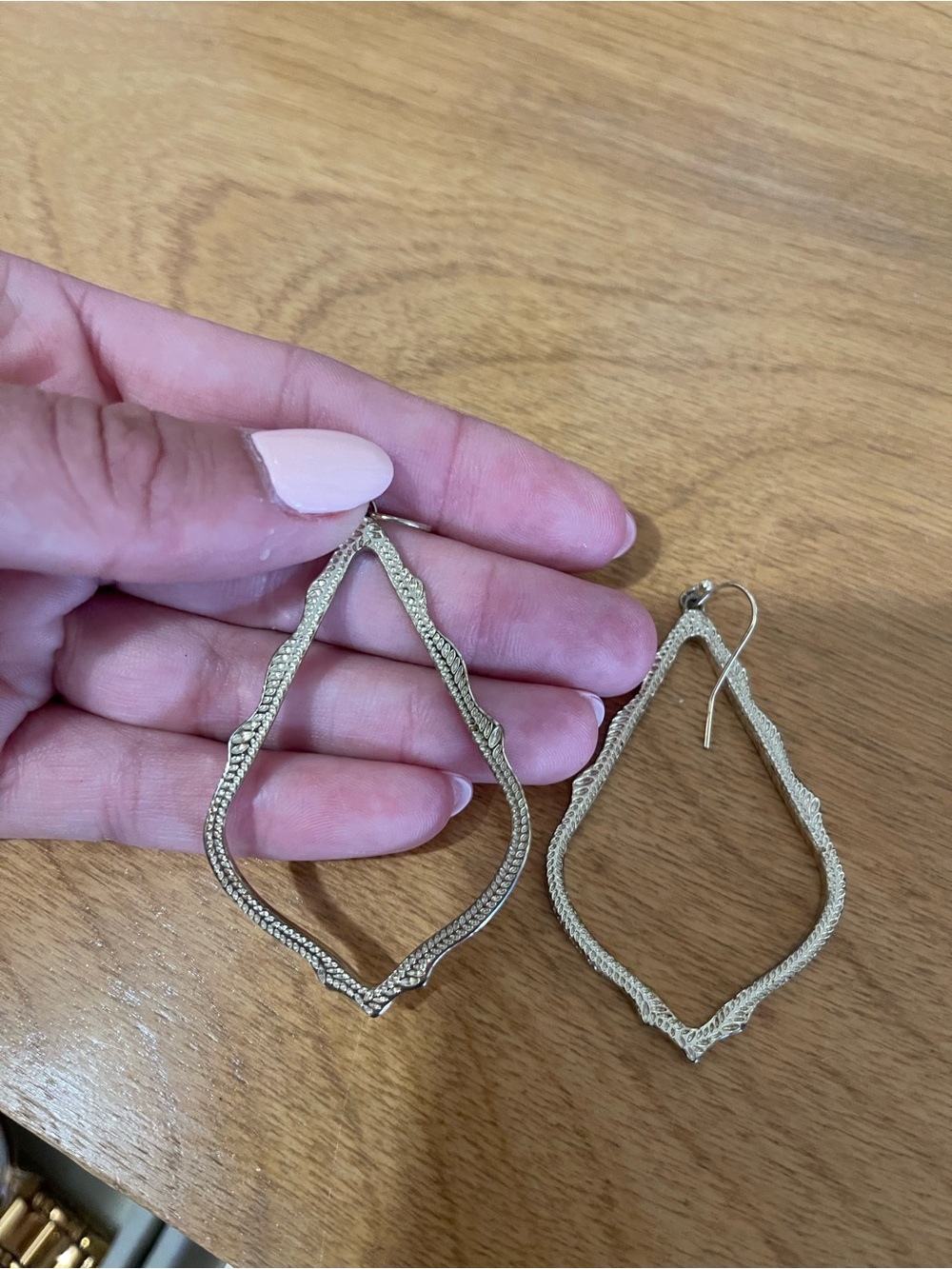 Kendra Scott Gold Woven Teardrop Earrings